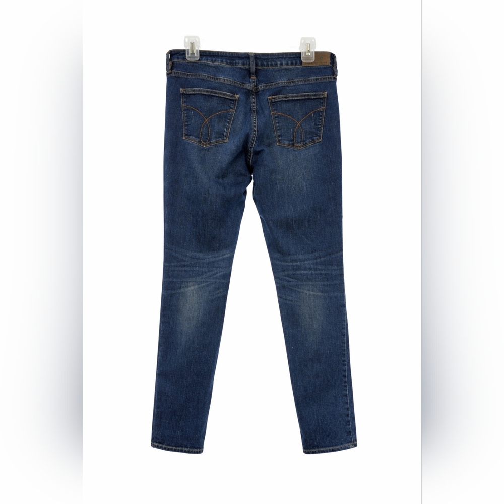 Calvin Klein Women’s Medium Blue Distressed Skinny Jeans - Picture 2 of 7
